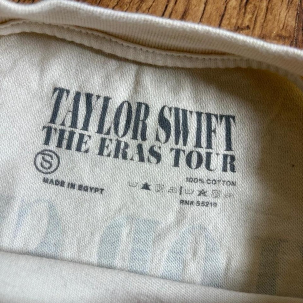 Swifties! Cream Taylor Swift The Eras Tour shirt. item 385 - Picture 4 of 5